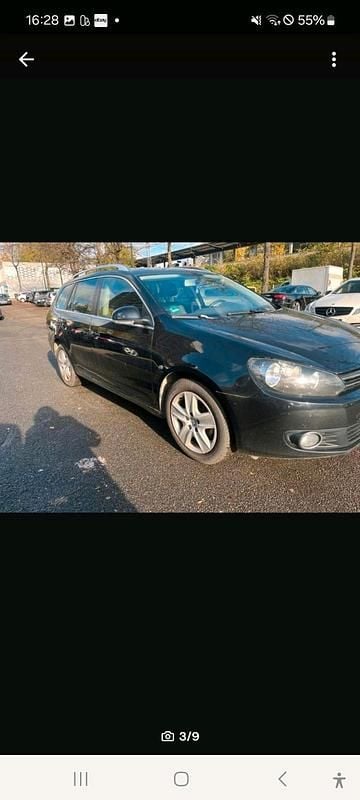 Gebraucht VW Golf 122 PS (89 kW) 2010 Schwarz Kombi