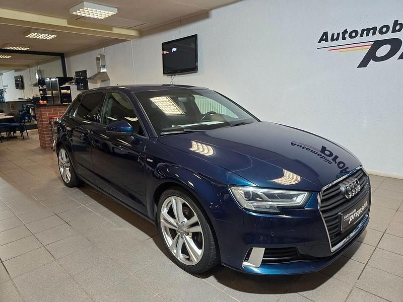 Kosmosblau Gebraucht 2017 Audi A3 S-line plus Limousine | 17.888 € (Fairer Preis) - Bild 1/4