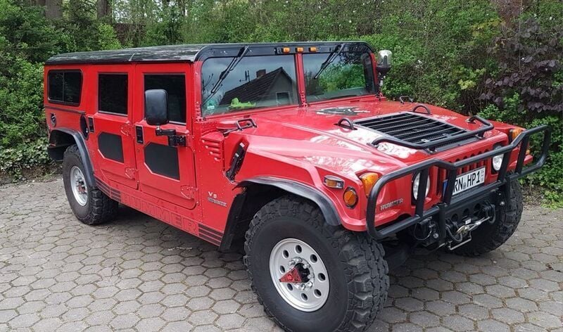 Rot Gebraucht 1995 Hummer H1 SUV | 126.750 € - Bild 1/4