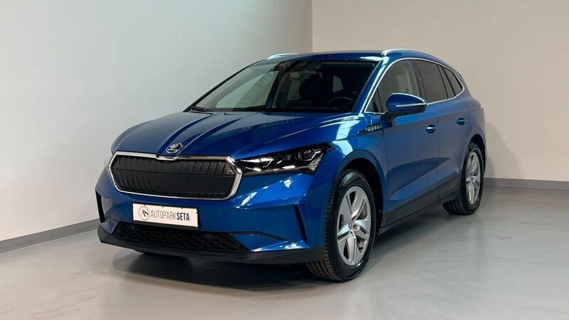 Blau Gebraucht 2022 Skoda Enyaq iV Suite SUV | 35.999 € (Fairer Preis) - Bild 1/4