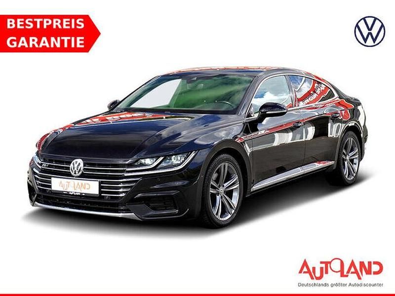 Deep black perleffekt (metallic) Gebraucht 2019 VW Arteon R-line Limousine | 26.990 € (Fairer Preis) - Bild 1/4