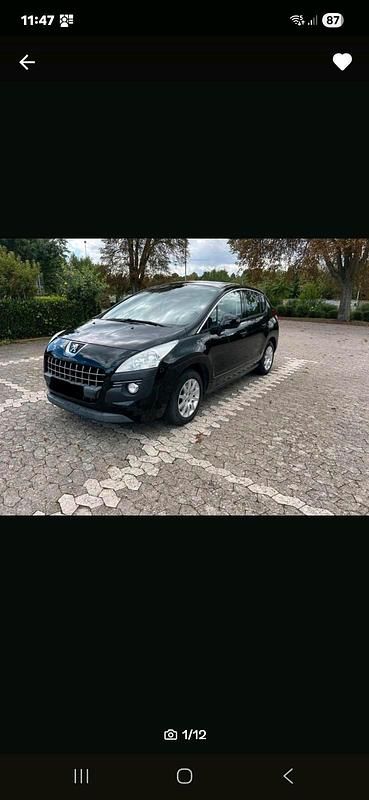 Schwarz Gebraucht 2010 Peugeot 3008 SUV | 3.750 € (Fairer Preis) - Bild 1/4