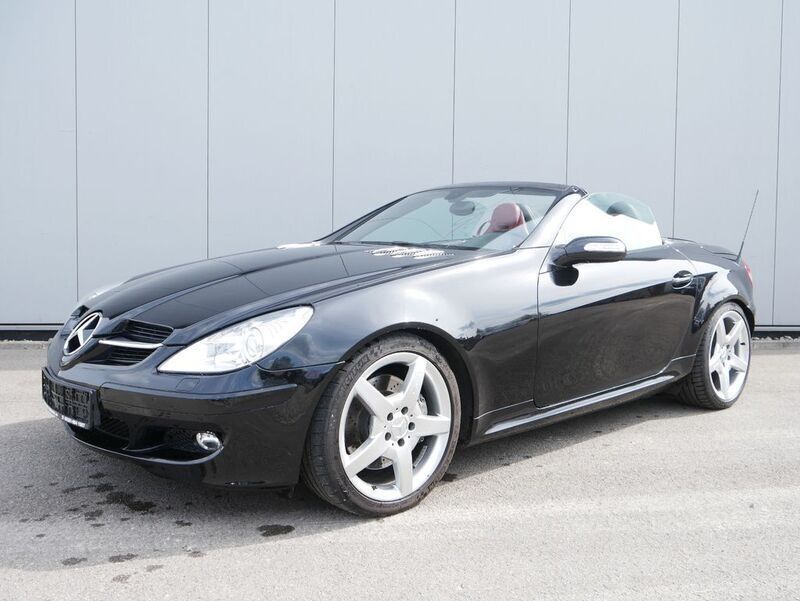 Schwarz Gebraucht 2005 Mercedes SLK350 AMG Cabrio | 13.990 € (Fairer Preis) - Bild 1/4