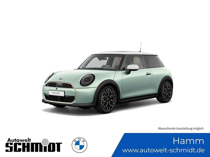 Ocean wave green metallic Gebraucht 2024 Mini Cooper S Favoured Kleinwagen | 37.880 € (Teuer) - Bild 1/4