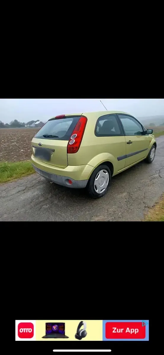 Używany Ford Fiesta 60 KM (44 kW) 2007 Żółty Hatchback