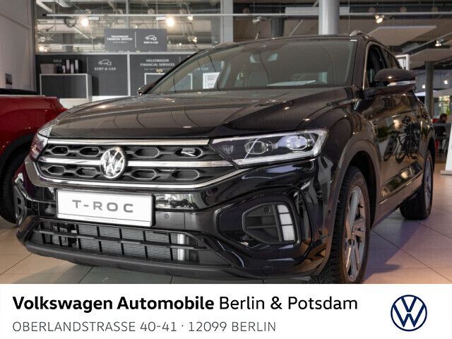 Schwarz Gebraucht 2022 VW T-Roc R-line SUV | 39.990 € - Bild 1/4