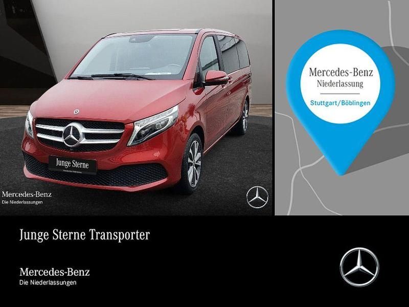 Rot Gebraucht 2021 Mercedes V300 Avantgarde Edition Van / Kleinbus | 50.980 € (Superpreis) - Bild 1/4