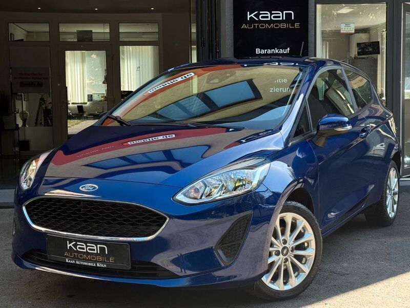 Indicblau metallic Gebraucht 2017 Ford Fiesta Trend Kleinwagen | 7.999 € (Fairer Preis) - Bild 1/4