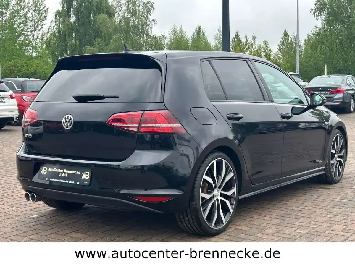 Gebraucht VW Golf VII GTD 184 PS (135 kW) 2015 Schwarz Limousine