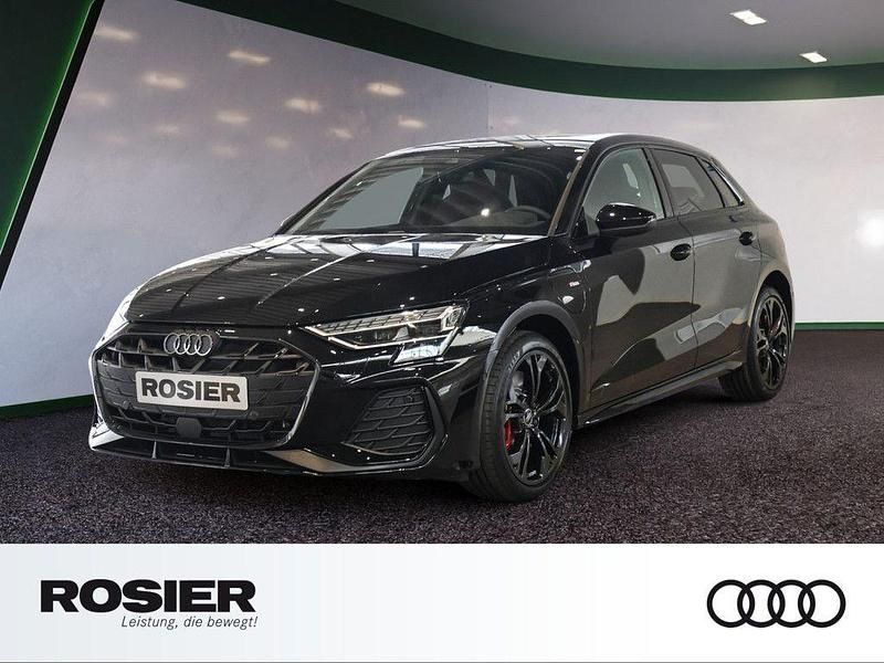 Schwarz Neu 2025 Audi A3 Sportback e-tron S-Line Limousine | 43.990 € (Superpreis) - Bild 1/4