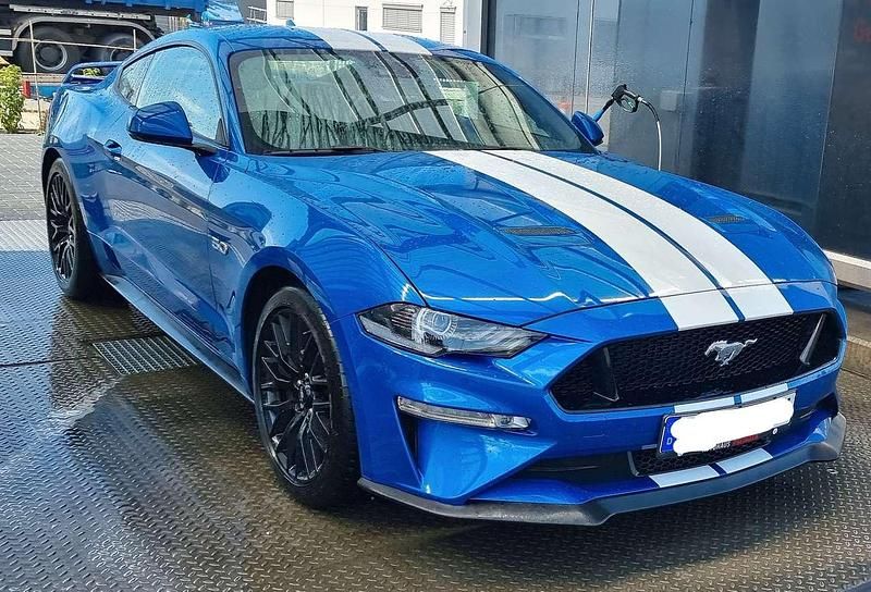 Blau Gebraucht 2020 Ford Mustang GT Fastback Coupé | 37.000 € (Superpreis) - Bild 1/4