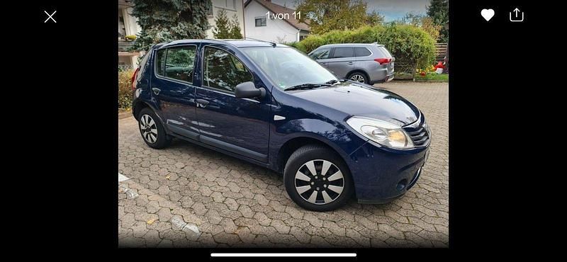 Blau Gebraucht 2011 Dacia Sandero Ambiance Kleinwagen | 1.650 € (Fairer Preis) - Bild 1/4