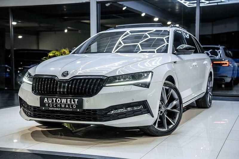 Gebraucht Skoda Superb SportLine 200 PS (147 kW) 2021 Weiß Limousine
