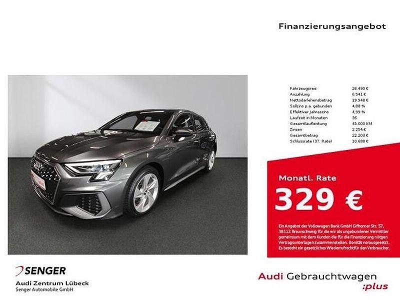 Daytonagrau perleffekt Gebraucht 2020 Audi A3 S-Line Limousine | 26.490 € (Fairer Preis) - Bild 1/4