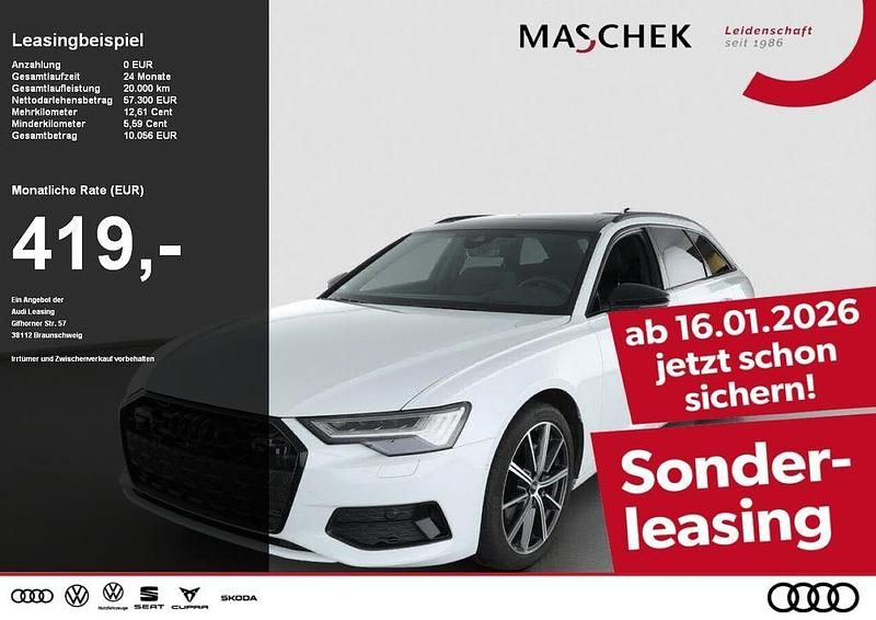 Gletscherweiß metallic Gebraucht 2025 Audi A6 S-Line Kombi | 56.840 € (Superpreis) - Bild 1/4