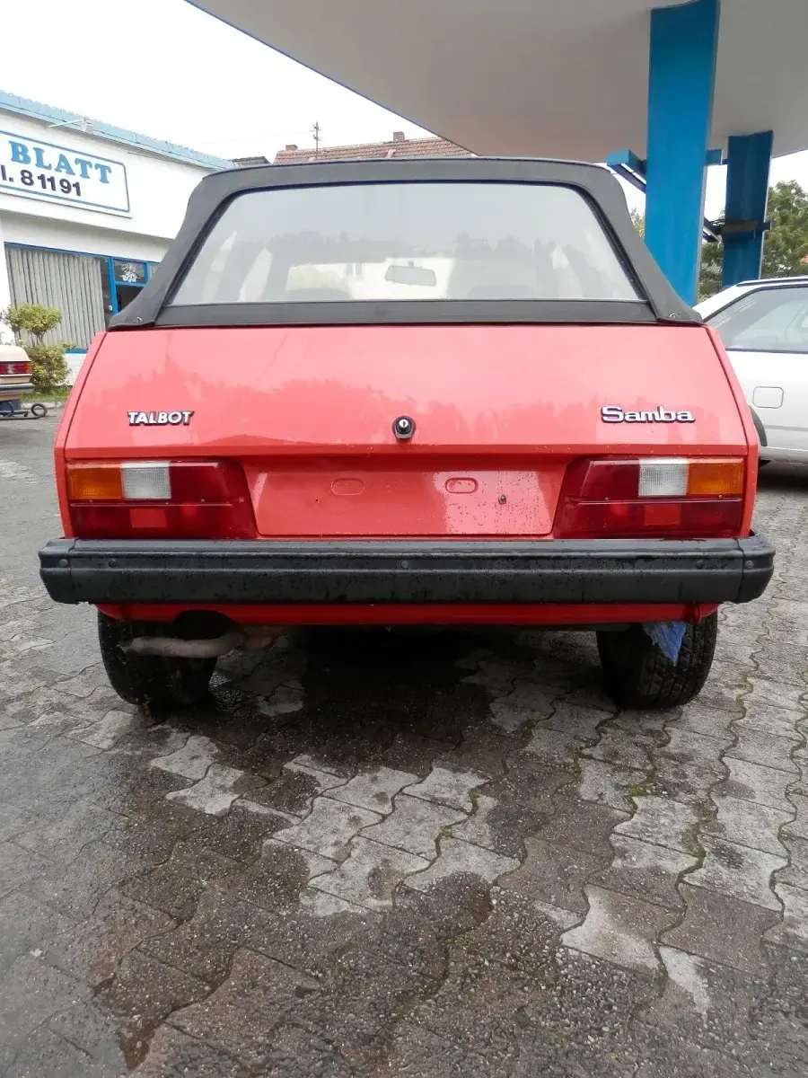 Gebraucht Talbot Samba 79 PS (58 kW) 1984 Rot Cabrio