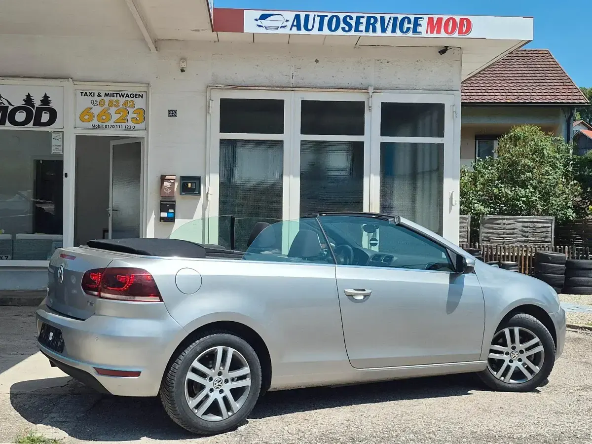 Gebraucht VW Golf Cabriolet 105 PS (77 kW) 2012 Silber Cabrio