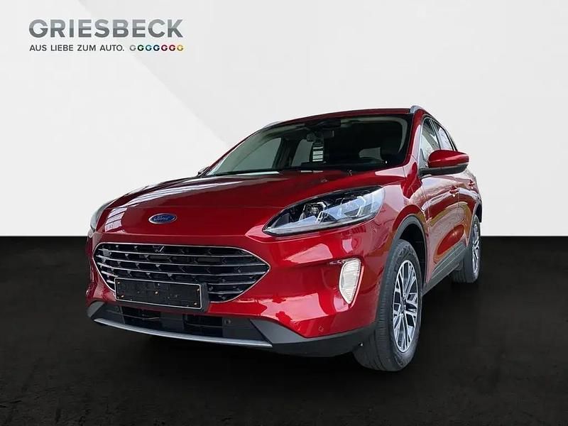 Lucidrot metallic Gebraucht 2021 Ford Kuga Titanium X SUV | 24.870 € (Fairer Preis) - Bild 1/4