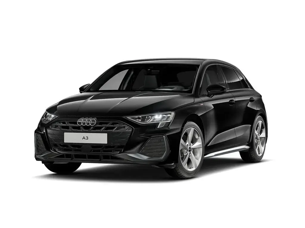 Second-hand Audi A3 S-Line 150 CP (110 kW) 2025 Negru Berlinǎ