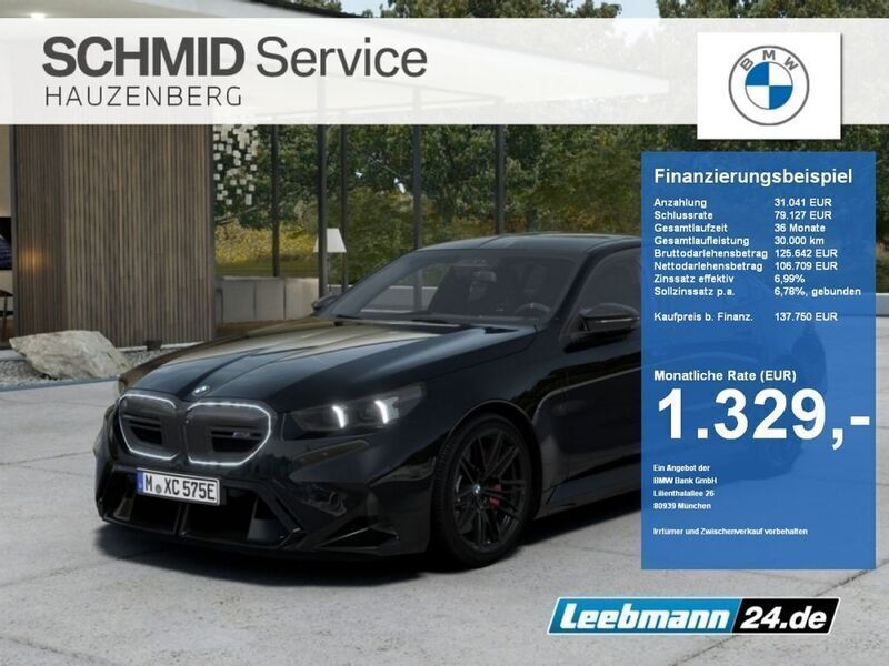 Saphirschwarz metallic Neu 2025 BMW M5 Performance Limousine | 137.750 € - Bild 1/4