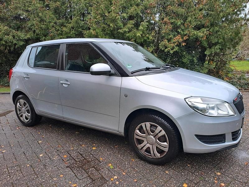 Silber Gebraucht 2013 Skoda Fabia Kleinwagen | 3.199 € - Bild 1/4