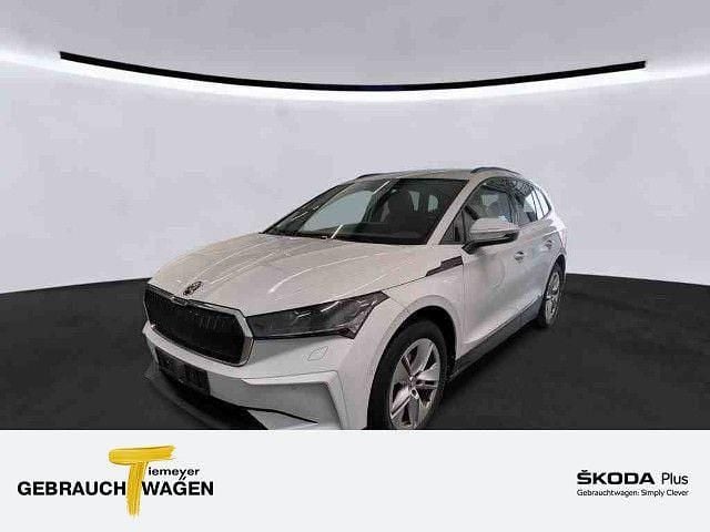 Weiß Gebraucht 2022 Skoda Enyaq iV Suite SUV | 26.690 € (Fairer Preis) - Bild 1/4