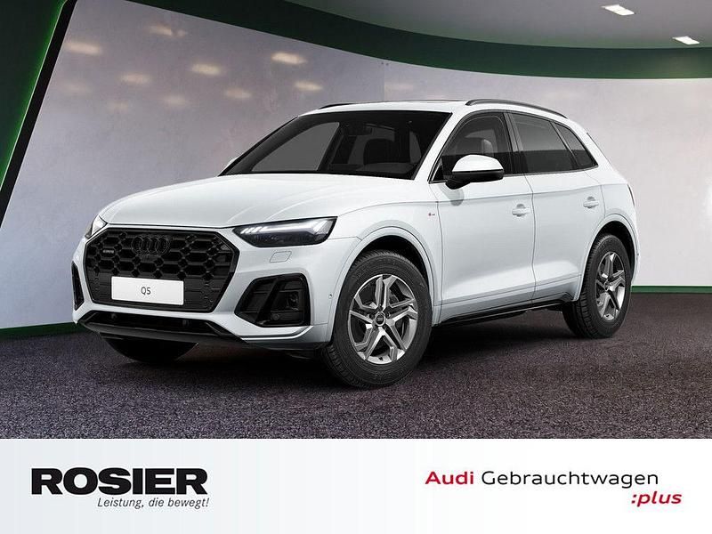 Weiss / gletscherweiss Gebraucht 2024 Audi Q5 S-Line SUV | 57.880 € (Teuer) - Bild 1/4