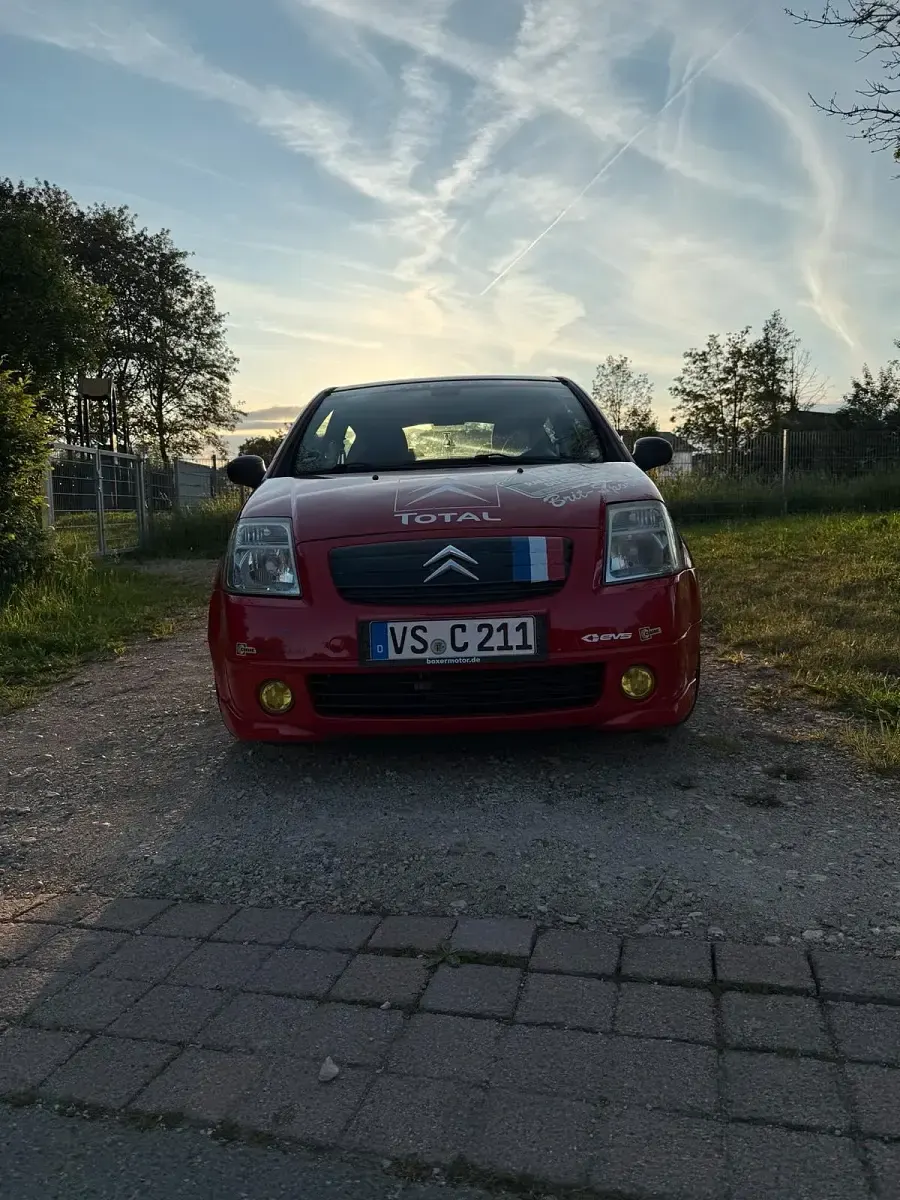 Gebraucht Citroën C2 60 PS (44 kW) 2006 Rot Kleinwagen
