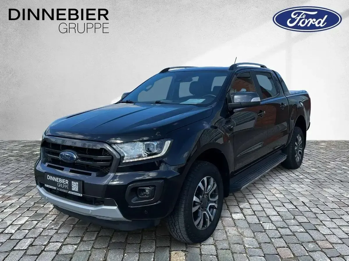 Gebraucht Ford Ranger Wildtrack 212 PS (155 kW) 2021 Obsidian schwarz metallic Pickup