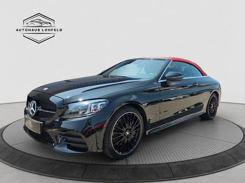 Schwarz Gebraucht 2020 Mercedes C400 AMG line Cabrio | 39.900 € (Fairer Preis) - Bild 1/4