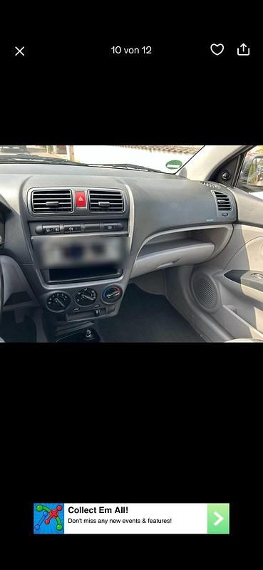 Gebraucht Kia Picanto 65 PS (47 kW) 2005 Schwarz Kleinwagen