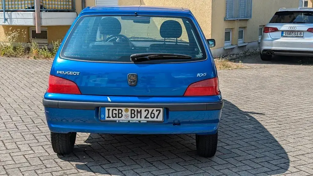 Gebraucht Peugeot 106 60 PS (44 kW) 2002 Blau Kleinwagen