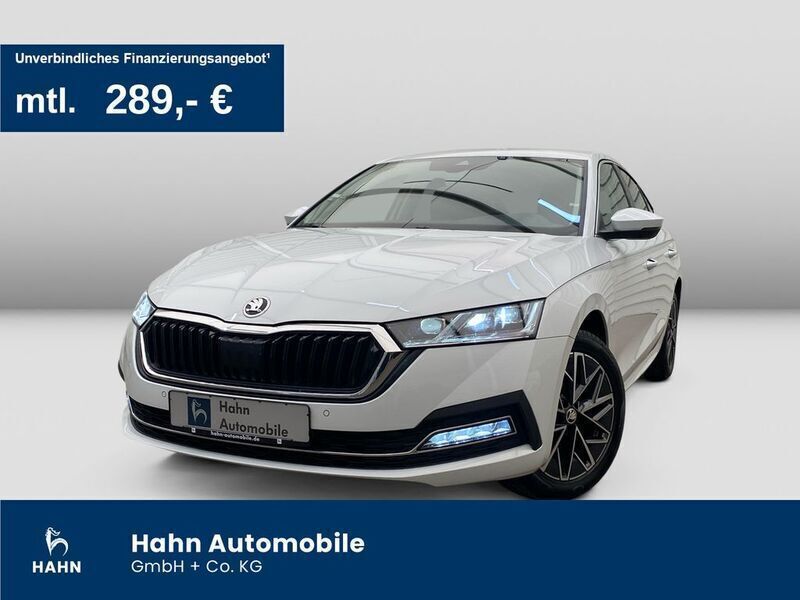Moonweiss metallic Gebraucht 2021 Skoda Octavia Style Limousine | 22.930 € (Fairer Preis) - Bild 1/3