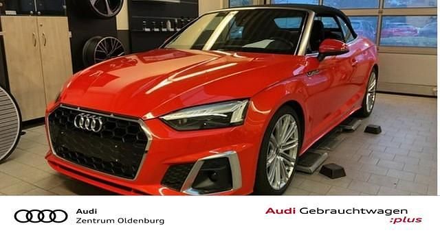 Rot Gebraucht 2021 Audi A5 S-Line Cabrio | 33.979 € (Fairer Preis) - Bild 1/3