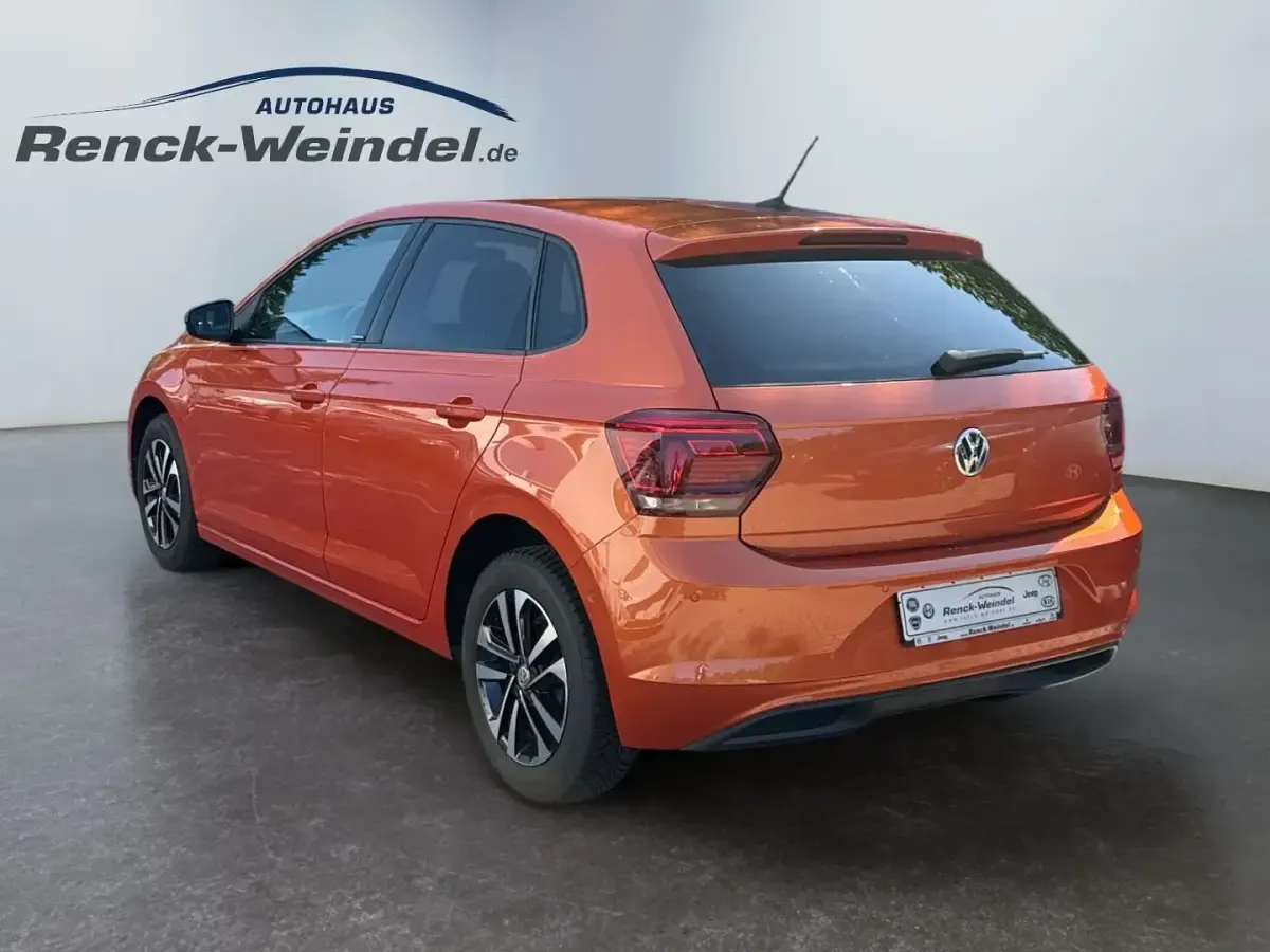 Gebraucht VW Polo IQ Drive 95 PS (69 kW) 2019 Orange Kleinwagen