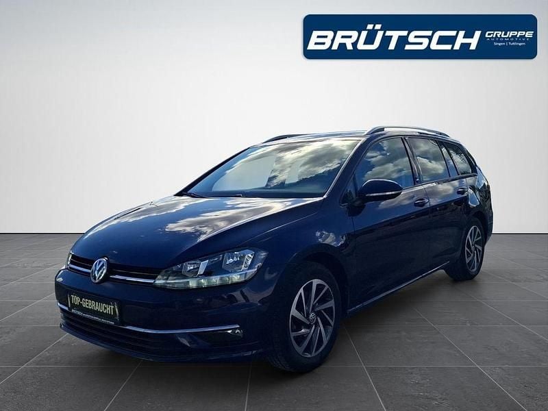 Atlantic blue metallic Gebraucht 2018 VW Golf VII Sound Kombi | 13.880 € (Fairer Preis) - Bild 1/4
