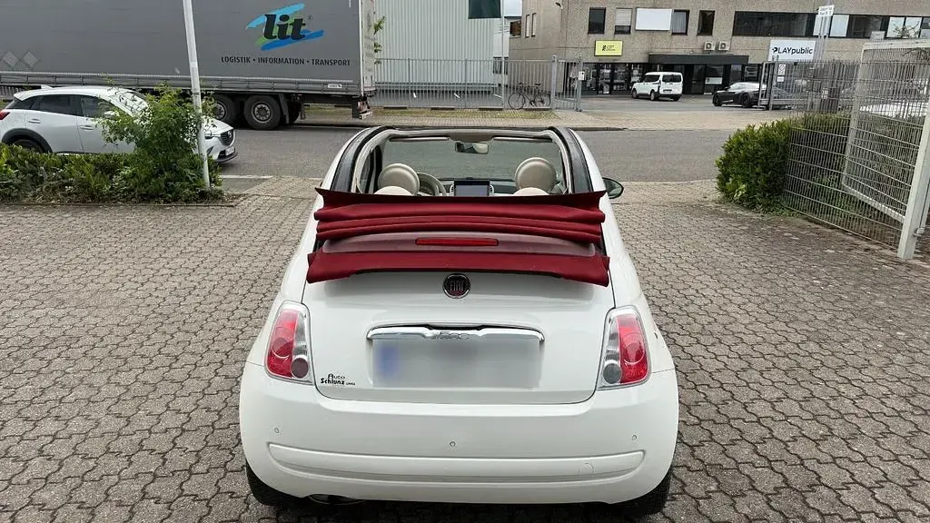 Używany Fiat 500C 70 KM (51 kW) 2013 Biały Kabriolet