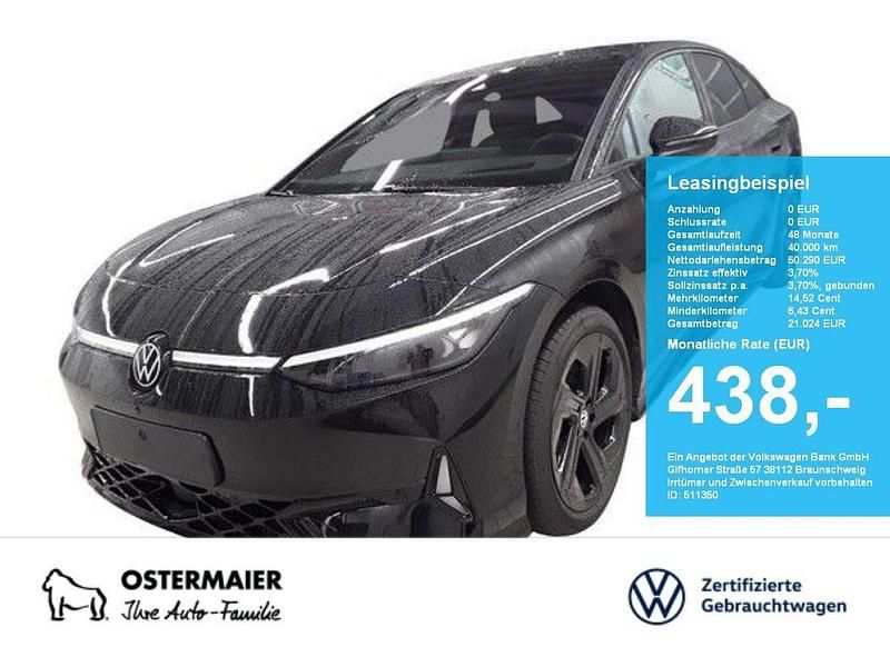 Grenadillschwarz Gebraucht 2025 VW ID.7 GTX Kleinwagen | 50.290 € - Bild 1/4