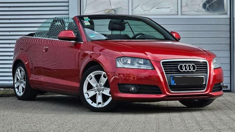 Rot Gebraucht 2008 Audi A3 Cabriolet Ambition Cabrio | 4.480 € (Fairer Preis) - Bild 1/4