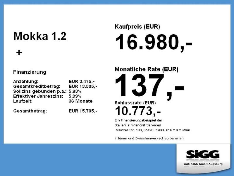 Gebraucht Opel Mokka Elegance 131 PS (96 kW) 2022 Weiß SUV