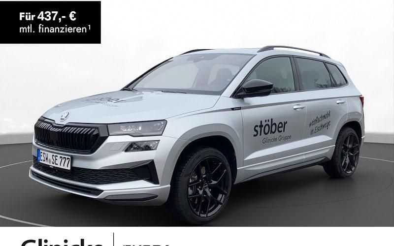Brilliantsilber metallic Gebraucht 2025 Skoda Karoq SportLine SUV | 41.990 € (Fairer Preis) - Bild 1/4