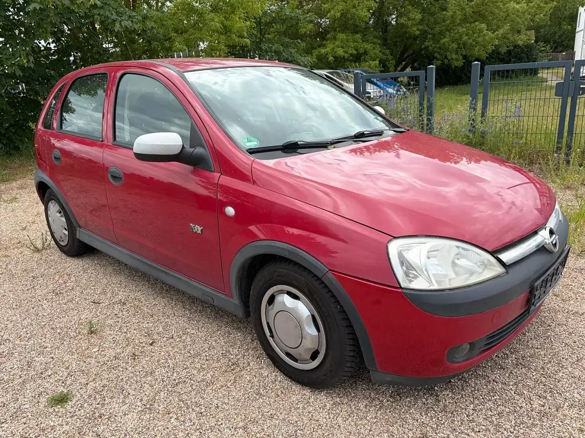 Gebraucht Opel Corsa 75 PS (55 kW) 2003 Rot Kleinwagen