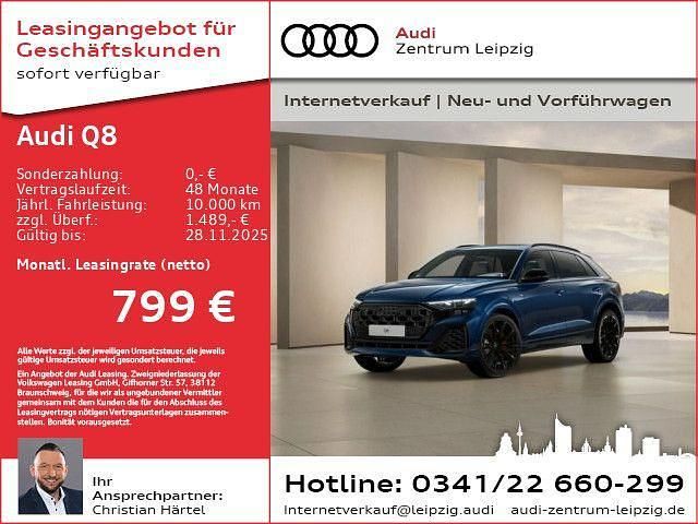 Blau Neu 2025 Audi Q8 S-Line SUV | 99.990 € (Teuer) - Bild 1/2