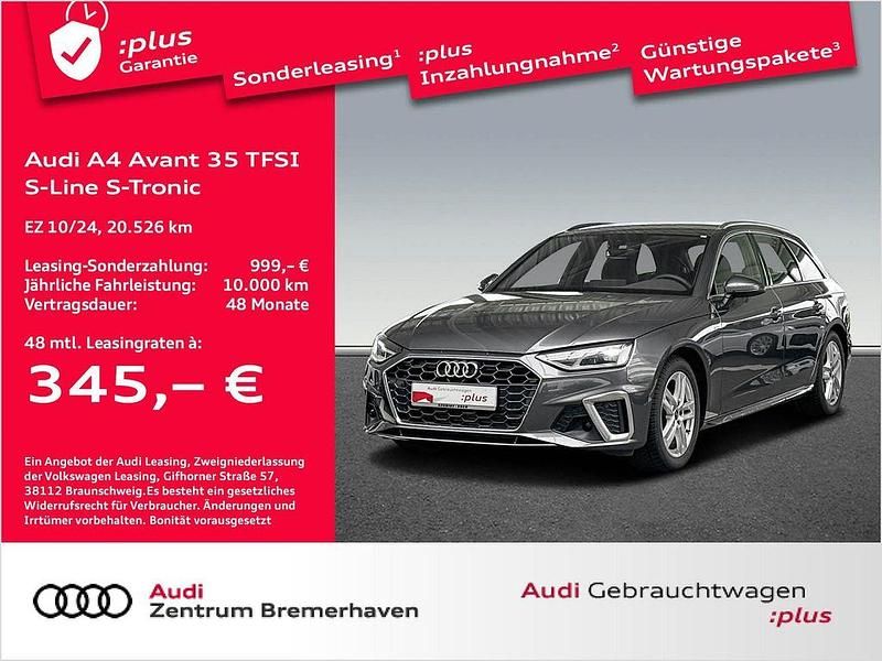 Daytonagrau perleffekt Gebraucht 2024 Audi A4 S-Line Kombi | 34.440 € (Fairer Preis) - Bild 1/3