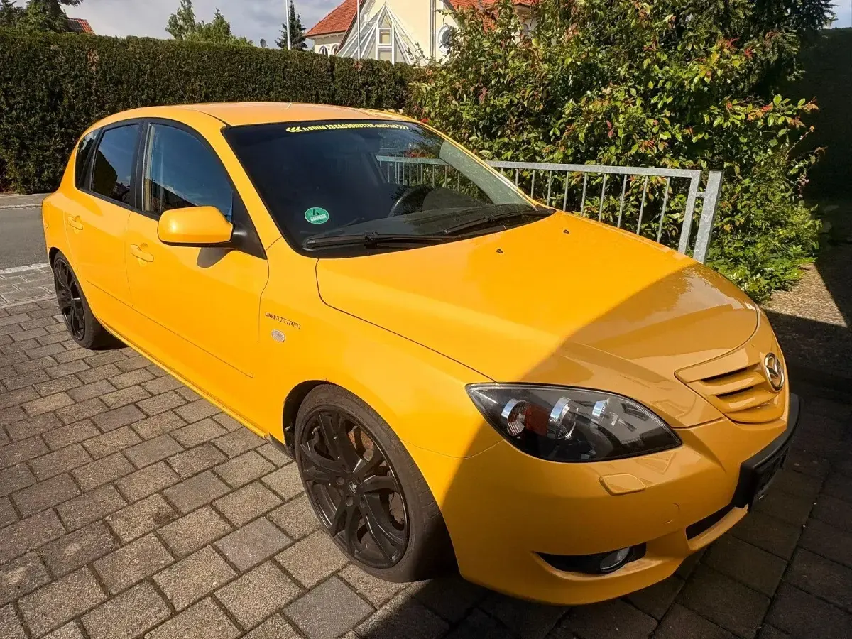 Gebraucht Mazda 3 Active 150 PS (110 kW) 2005 Gelb Coupé