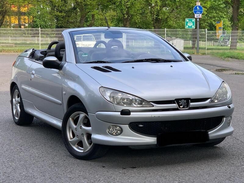Silber Gebraucht 2003 Peugeot 206 CC Cabrio | 600 € (Guter Preis) - Bild 1/4