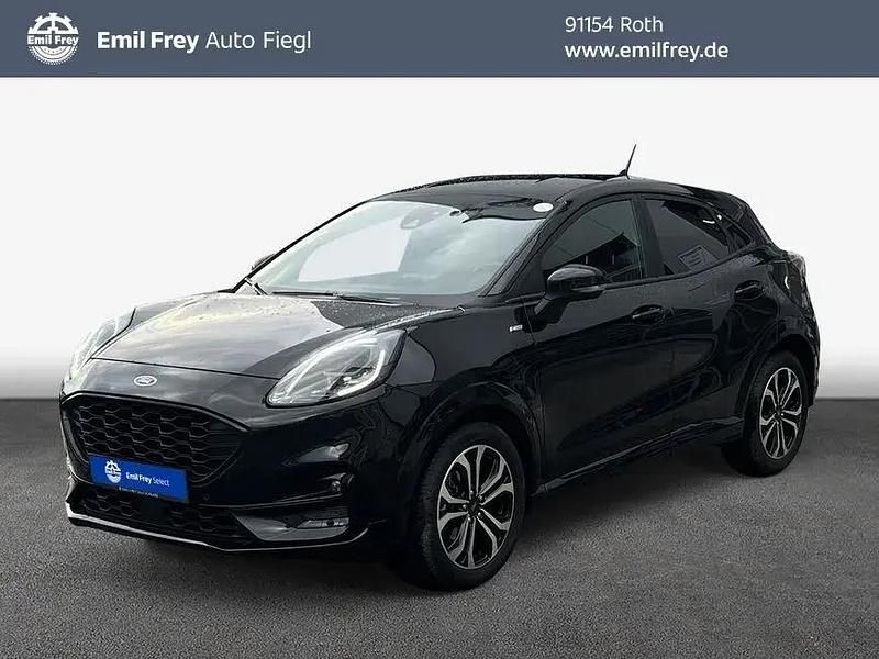 Agate black metallic Gebraucht 2023 Ford Puma ST-Line SUV | 22.950 € (Fairer Preis) - Bild 1/4