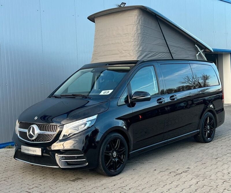 Obsidianschwarz Gebraucht 2020 Mercedes V300 Marco Polo Van / Kleinbus | 47.199 € (Superpreis) - Bild 1/4