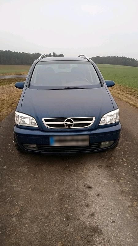 Gebraucht Opel Zafira Njoy 125 PS (91 kW) 2004 Blau Van / Kleinbus