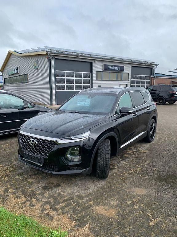 Schwarz Gebraucht 2020 Hyundai Santa Fe Premium SUV | 29.500 € (Guter Preis) - Bild 1/4